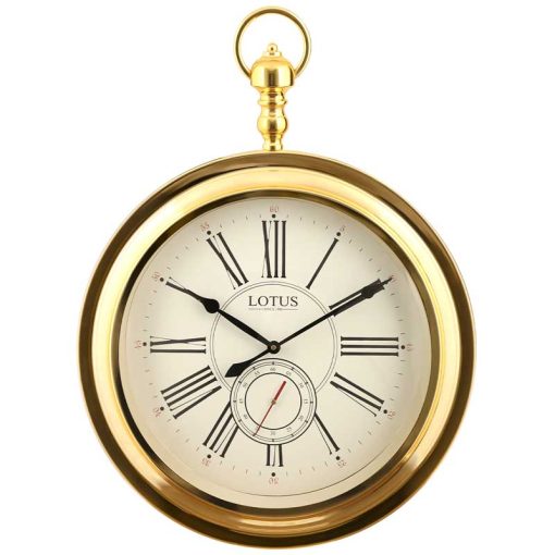 ساعت دیواری فلزی مدل JOLIET کد M-4031 رنگ GOLD