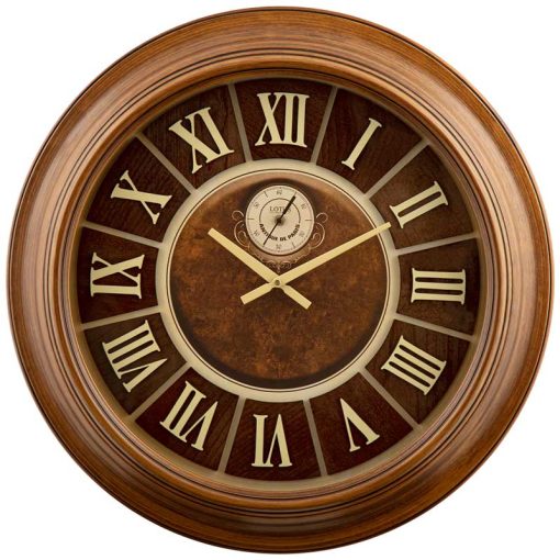 ساعت دیواری چوبی لوتوس مدل JASPER کد W-583