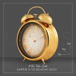 ساعت فلزی رومیزی B700 GOLD