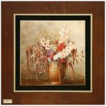 تابلو نقاشی گل ها و گلدان ها (POTS AND FLOWERS) کد FWB-60X60-D