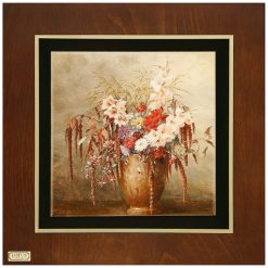 تابلو نقاشی گل ها و گلدان ها (POTS AND FLOWERS) کد FWB-60X60-D