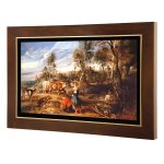 تابلو نقاشی مزرعه بالای دریاچه (THE FARM AT LAKEN) کد FWB-120X80-R - Image 2