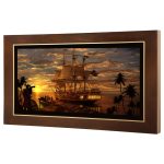 تابلو نقاشی کشتی دزدان دریایی (PIRATE FANTASY SHIP) کد FWB-100X60-E - Image 2