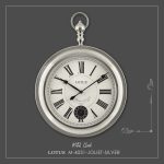 ساعت دیواری فلزی JOLIET SILVER