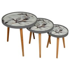 میز عسلی سه تیکه 731 grey