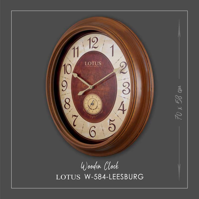 ساعت چوبی دیواری LEESBURG