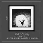 ست تابلو بالرین (BALLERINA SET) کد GW-99101-3P-WH/BL - Image 4