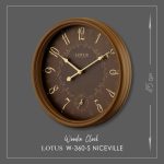 ساعت دیواری چوبی مدل NICEVILLE کد W-360