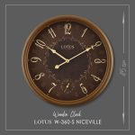 ساعت دیواری چوبی مدل NICEVILLE کد W-360