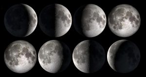 Orientation with the moon in ancient times