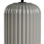 آباژور رومیزی چوبی سوئیچی مدل MIRABELLA کد TLSW-80806 رنگ GRAY/GRAY - Image 3