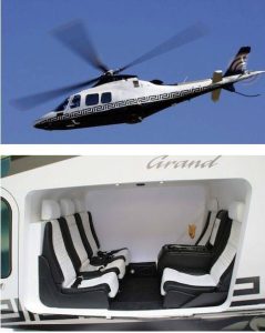 aw109 helicopter versace