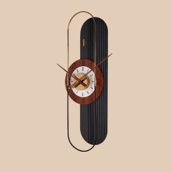 ساعت دیواری لاکوی کد WMC-1505 رنگ مشکی