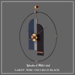 ساعت دیواری لاکوی WMC-15015 رنگ مشکی آبی