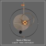ساعت دیواری لاکوی کد WMC-15019 رنگ خاکستری