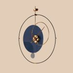 ساعت دیواری لاکوی کد wmc-15019 رنگ blue gray