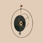 ساعت دیواری لاکوی کد WMC-15019 رنگ سبز