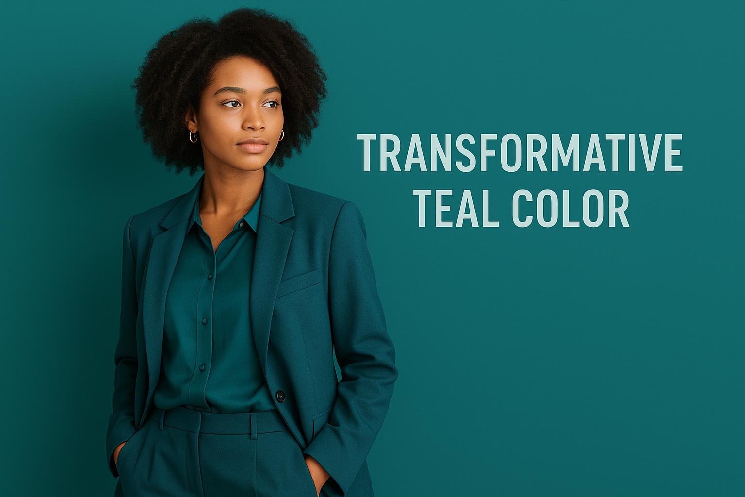 رنگ Transformative Teal در مد و طراحی لباس
