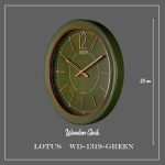 ساعت چوبی لوتوس کد WD-1319 رنگ GREEN