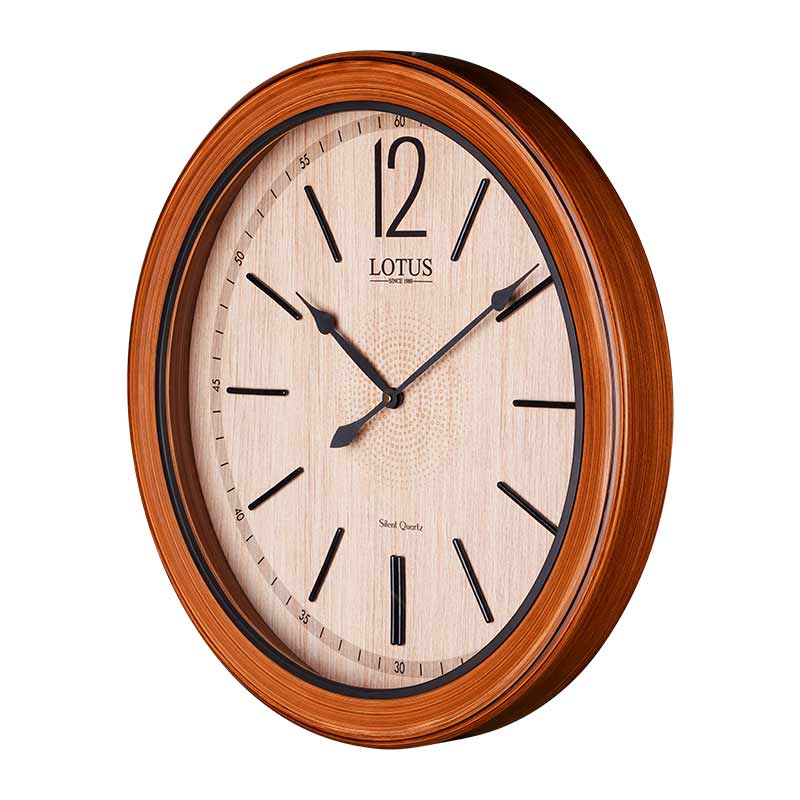 ساعت دیواری لوتوسWD-1322 رنگ BROWN