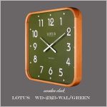 ساعت دیواری WD-2323 رنگ WAL/GREEN