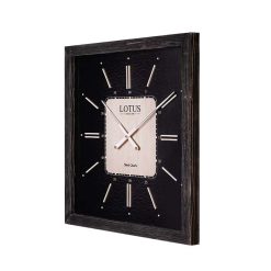 ساعت دیواری لوتوس کد WD-2332 رنگ BLACK