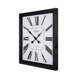 ساعت دیواری لوتوس کد WD-2533 رنگ BL/WH