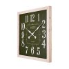 ساعت دیواری لوتوس کد WD-2533 رنگ WH/GREEN