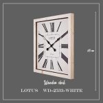 ساعت دیواری کد WD-2533 رنگ WHITE
