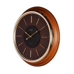 ساعت دیواری لوتوس کد WMT-1431 رنگ BR/GOLD
