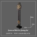 ساعت کنار سالنی چرخ دنده ای کد WFC-14143 رنگ BLACK