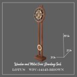 ساعت ایستاده چرخ دنده ای کد WFC-14143 رنگ BROWN