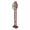 ساعت کنار سالنی چرخ دنده ای کد WFC-14143 رنگ BROWN