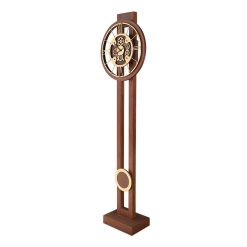 ساعت کنار سالنی چرخ دنده ای کد WFC-14143 رنگ BROWN
