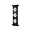 ساعت دیواری چند زمانه کد WT-90907 رنگ BLACK
