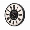 ساعت دیواری فلزی لوتوس مدل M-1542-BL/WH