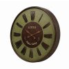 ساعت دیواری فلزی لوتوس مدل M-1542-BR/GREEN