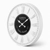 ساعت دیواری فلزی لوتوس مدل M-1542-WHITE