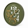 ساعت دیواری فلزی لوتوس مدل M-1543-GREEN
