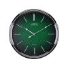 ساعت دیواری فلزی لوتوس کد MT-1328-SILVER/GREEN