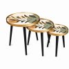 میز عسلی دو تکه مدل ALMA- 731- FERN-BL-G