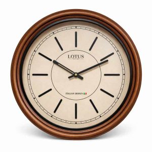 ساعت دیواری چوبی لوتوس W-9044