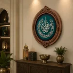 تابلو چوبی قرآنی کد FF-1301-A دکوری