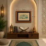 تابلو چوبی قرآنی کد FWB-1616