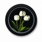 تابلو فریم چوبی لوتوس کد FWRB-80X80-B2